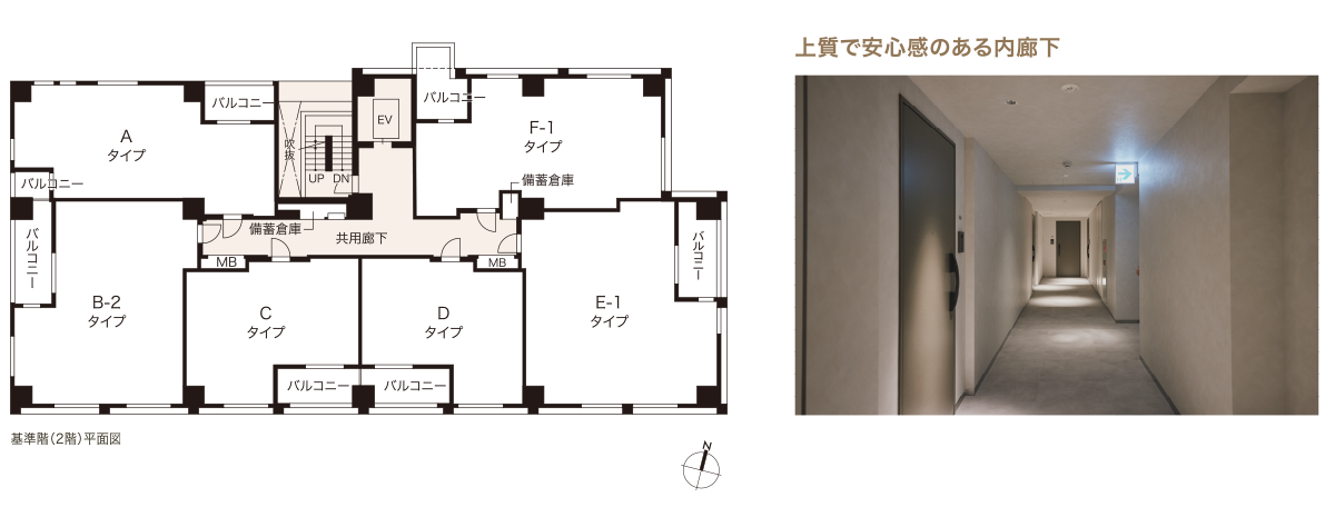 1F 敷地配置図